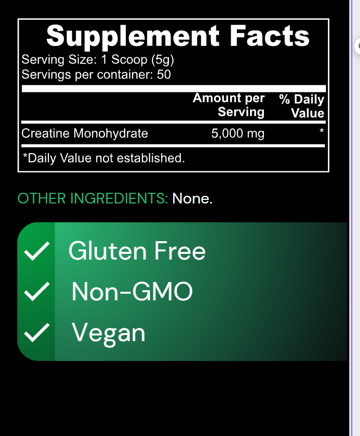 Creatine, Monohydrate , formula,